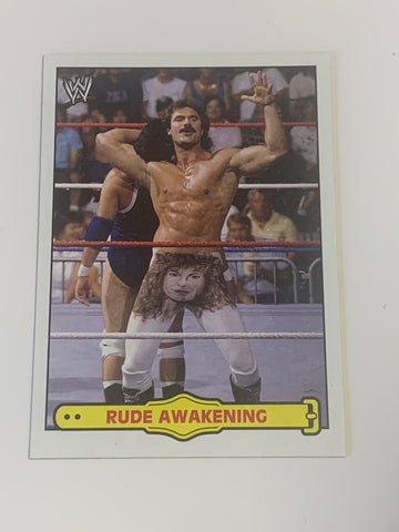 Ravishing Rick Rude 2012 WWE Topps Heritage “Ringside Action” Insert Card