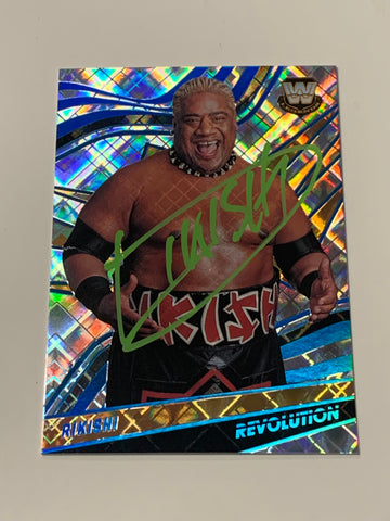Rikishi Signed 2022 WWE Revolution “Cosmic” Card #40/149 (Comes w/COA)