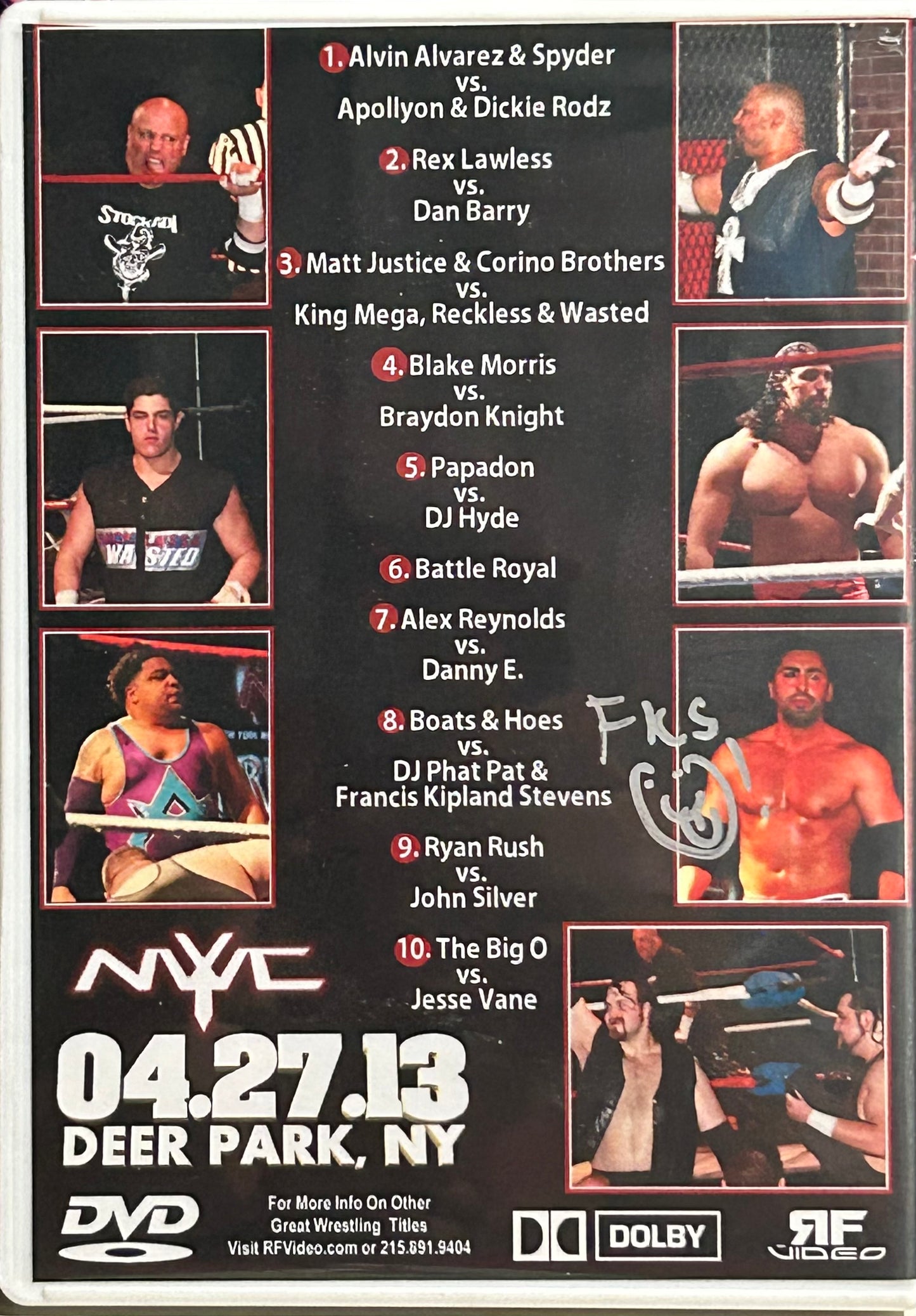 NYWC New York Wrestling Connection DVD “April Reign” 4/27/13 (John Silver, Alex Reynolds & so much more)