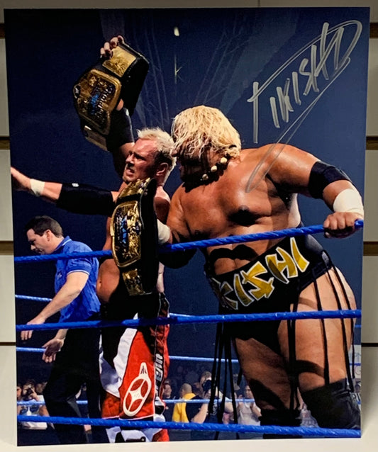 Rikishi Signed 8x10 Color photo (Comes w/COA)