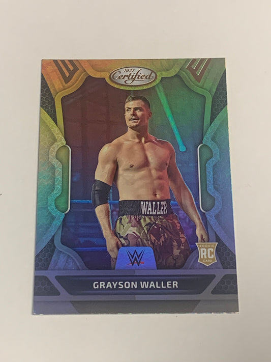 Grayson Waller 2022 WWE Panini Chronicles Certified ROOKIE