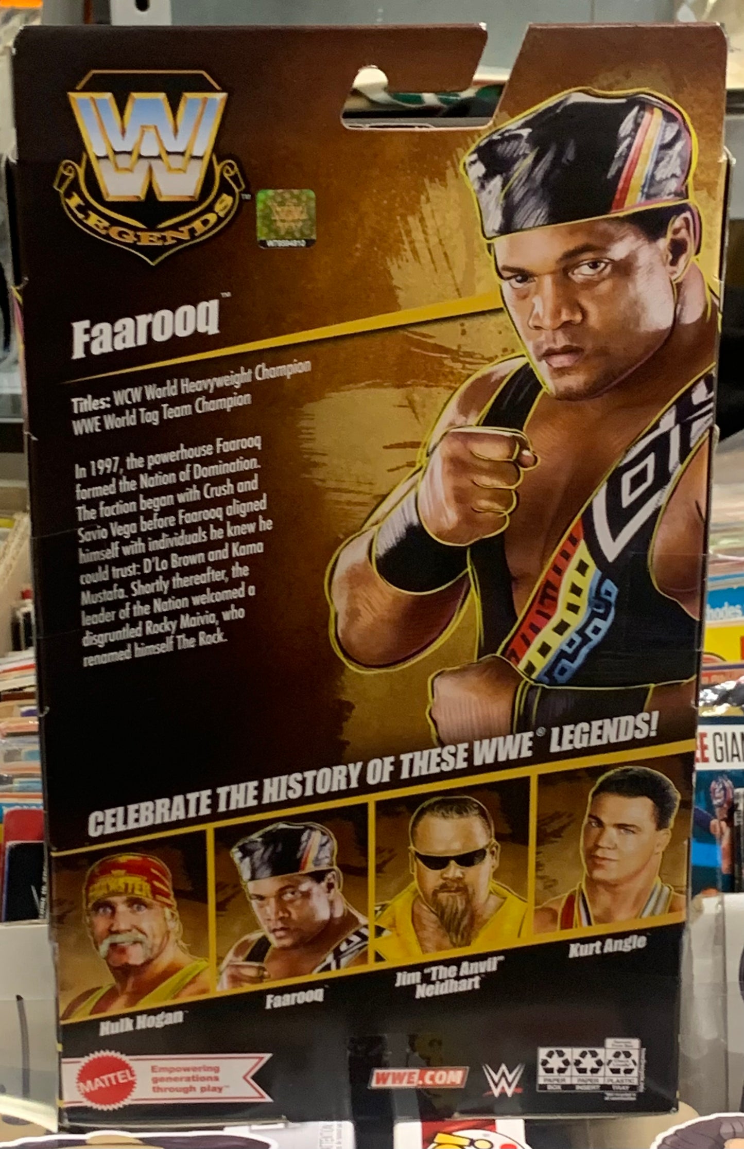 Faarooq WWE Mattel Elite Chase Legends Action Figure