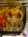 Mega Maniacs WWE Jakks Classic Superstars 3-pack (Signed by Hulk Hogan & Brutus Beefcake)