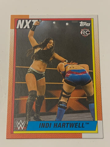 Indi Hartwell 2021 WWE NXT Topps  ROOKIE Card!!!