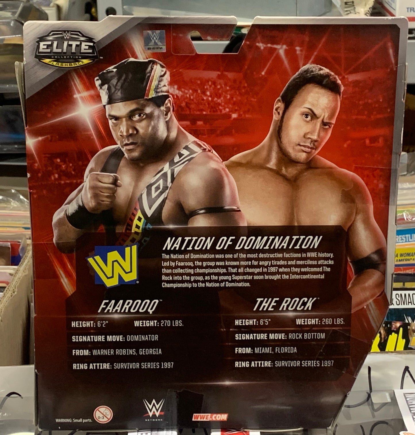 Faarooq & The Rock WWE Mattel Elite 2-pack Figure