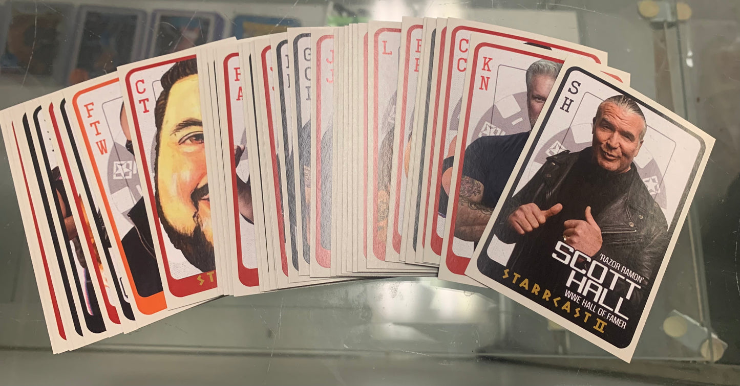 Starrcast 2 Official Wrestling Trading Card Set (36 cards)