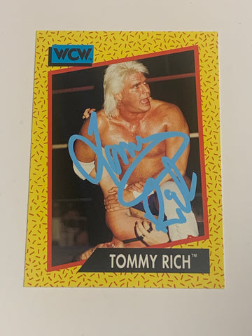 Tommy Rich SIGNED 1991 WCW Card (Comes w/COA)!!!