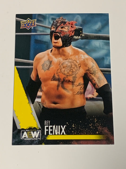 Rey Fenix 2021 AEW UD Upper Deck 1st Edition YELLOW BORDER