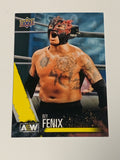 Rey Fenix 2021 AEW UD Upper Deck 1st Edition YELLOW BORDER Card!!!