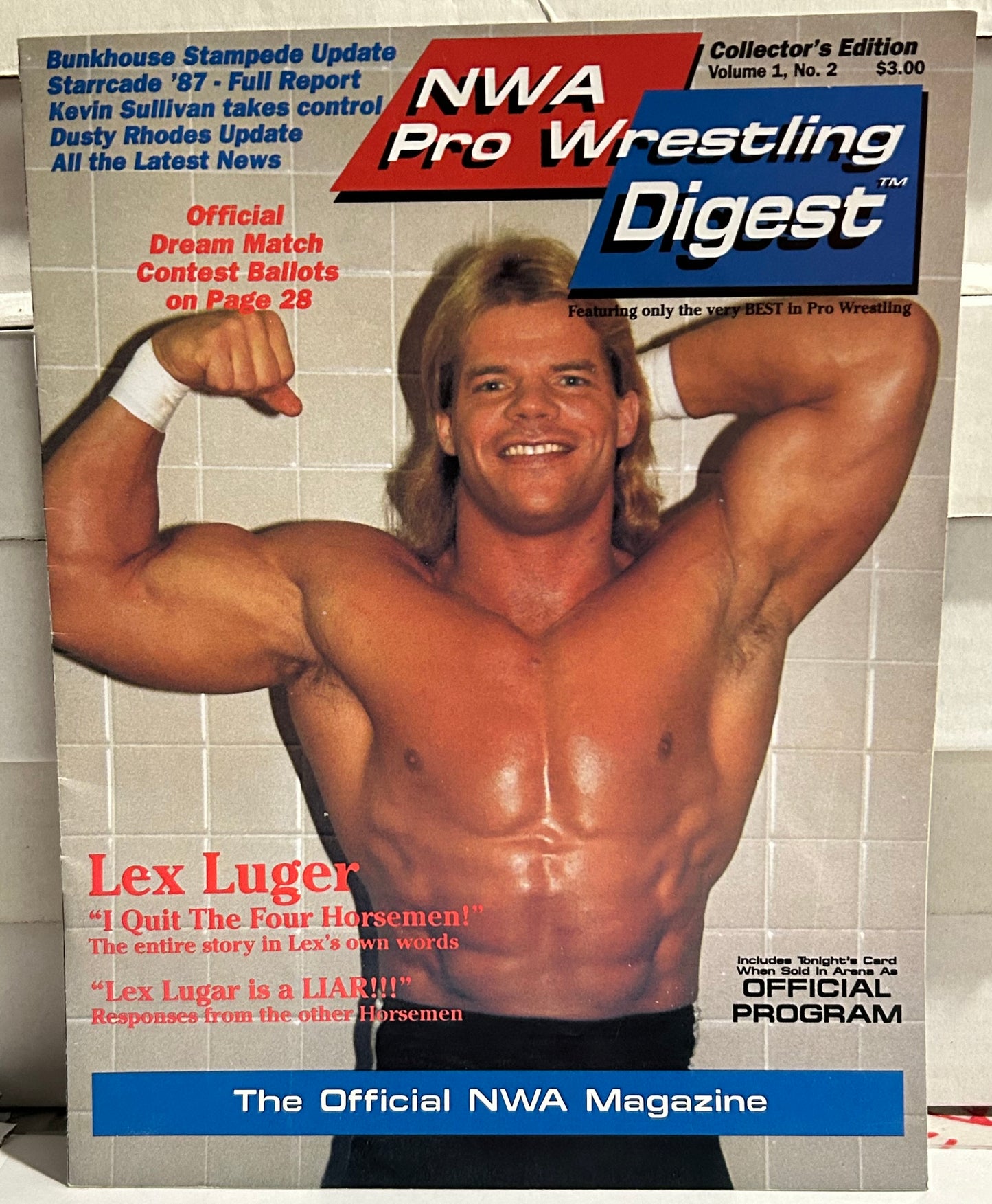 NWA Pro Wrestling Digest Magazine Vol 1 #2