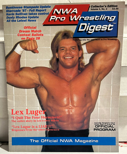 NWA Pro Wrestling Digest Magazine Vol 1 #2