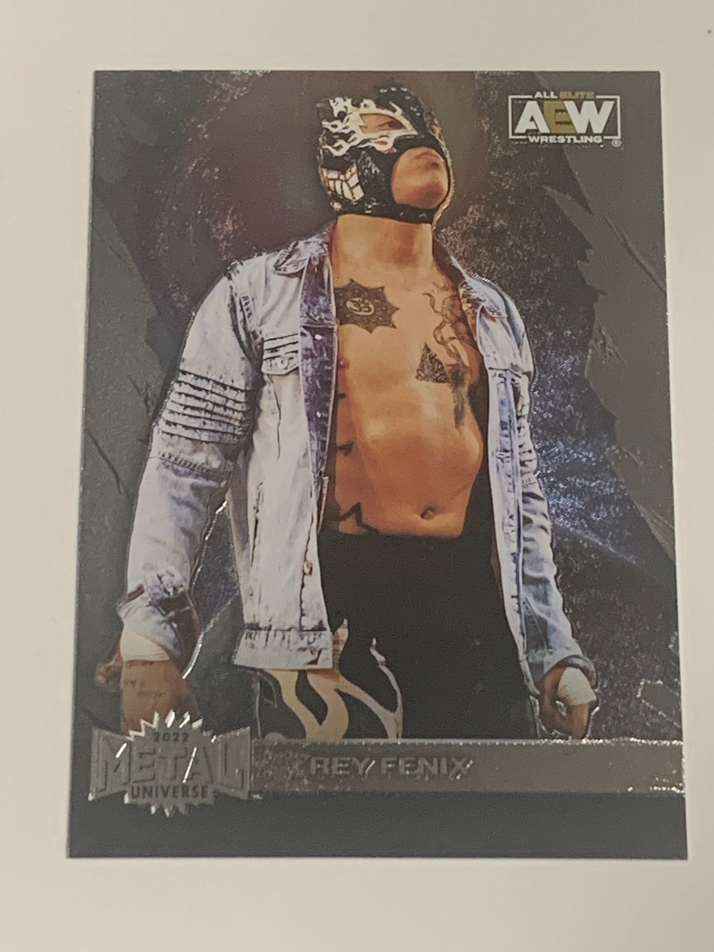 Rey Fenix 2022 AEW Skybox Metal Universe Card (Lucha Bros)