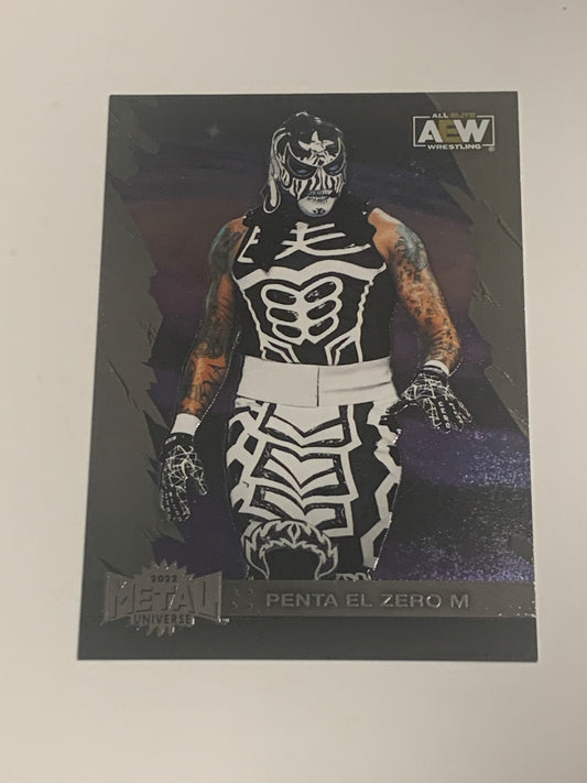 Penta El Zero M 2022 AEW Skybox Metal Universe Card (Lucha Bros)