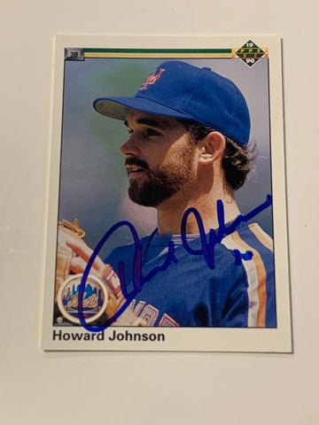 Howard Johnson SIGNED 1990 Upper Deck Card (Comes w/COA)