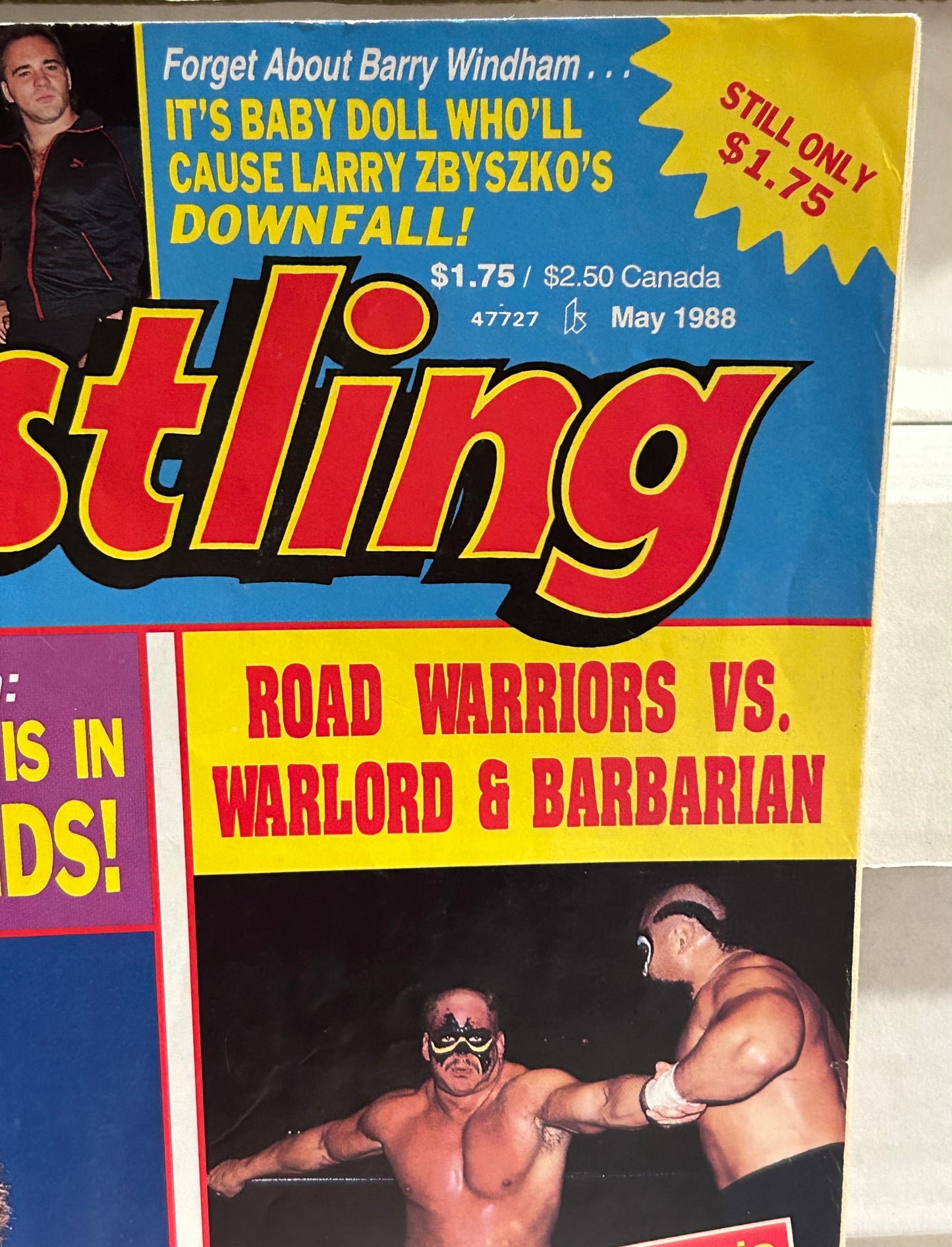 Inside Wrestling Magazine May 1988 (Ted DiBiase, Ric Flair, Hulk Hogan, Andre)