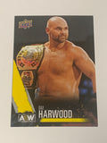 Dax Hardwood 2021 AEW UD Upper Deck 1st Edition YELLOW BORDER Card!!!