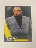 Taz 2021 AEW UD Upper Deck 1st Edition YELLOW BORDER Card!!!