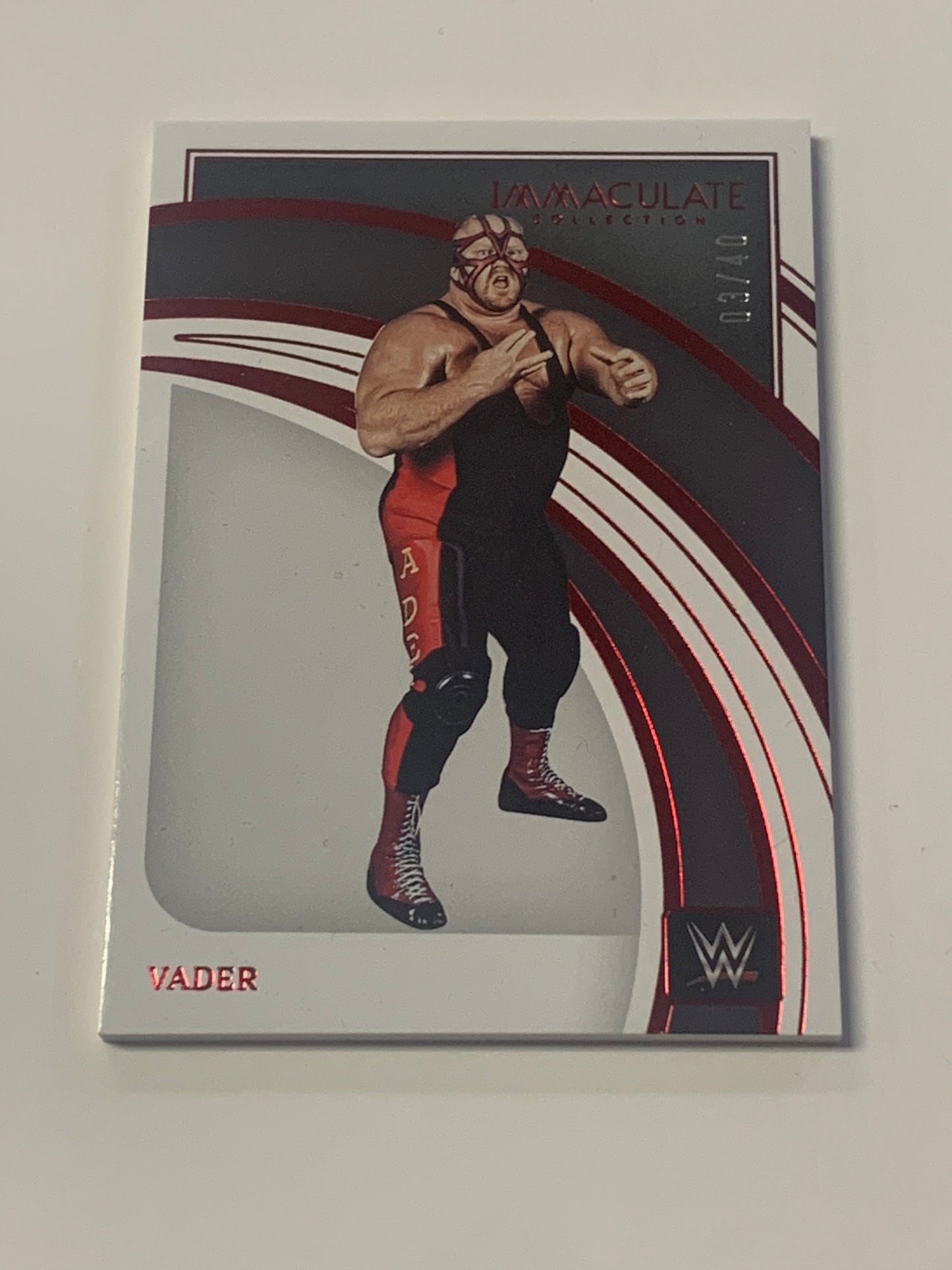 Vader 2022 WWE Immaculate Collection Card #3/40