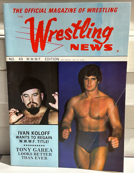 The Wrestling News Magazine #49 WWWF Edition (Full Color Poster)