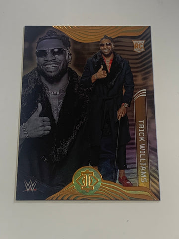Trick Williams 2022 WWE Chronicles Illusions ROOKIE Card NXT