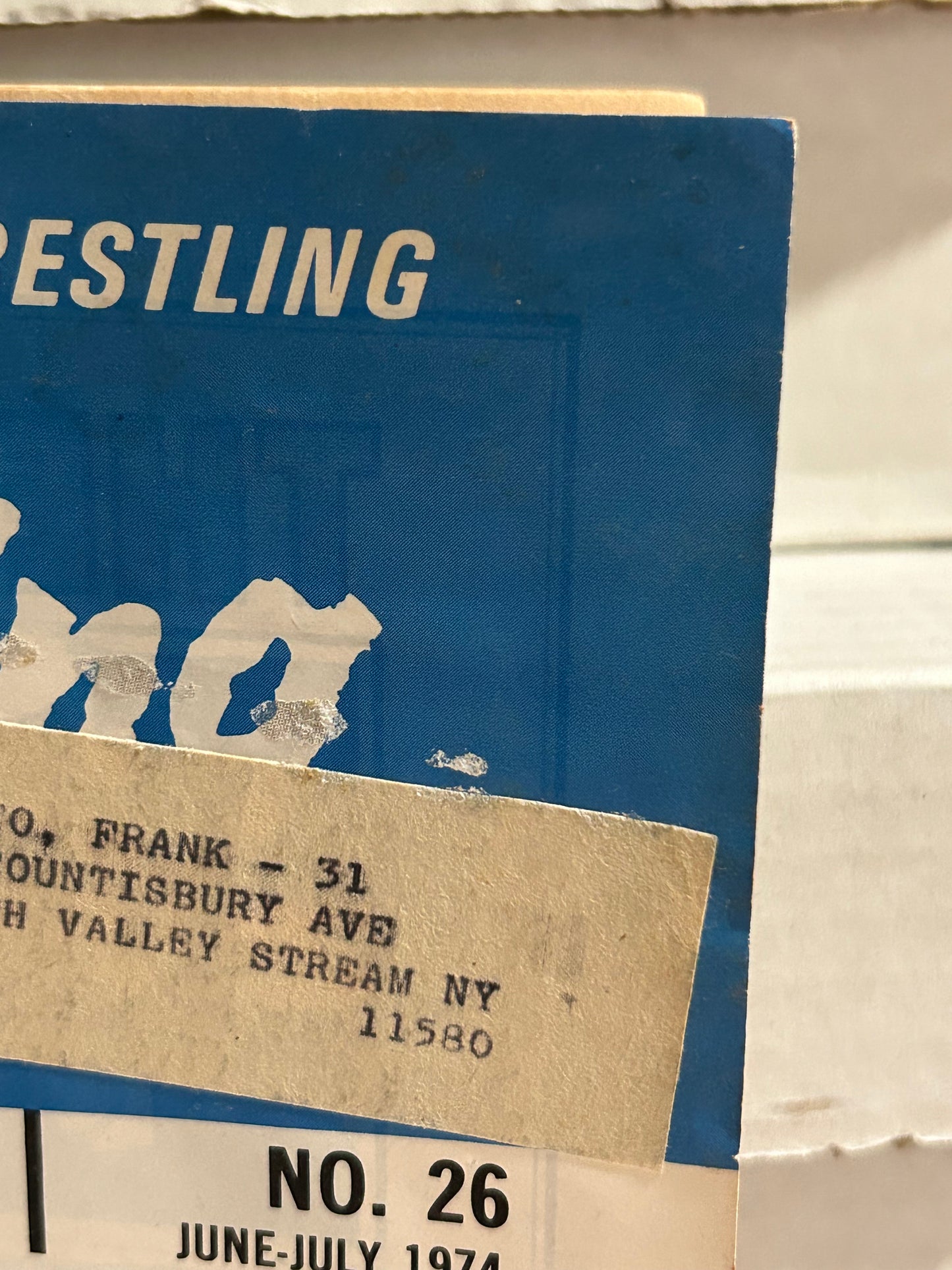 The Wrestling News Magazine Edition #26 (June/July 1974)