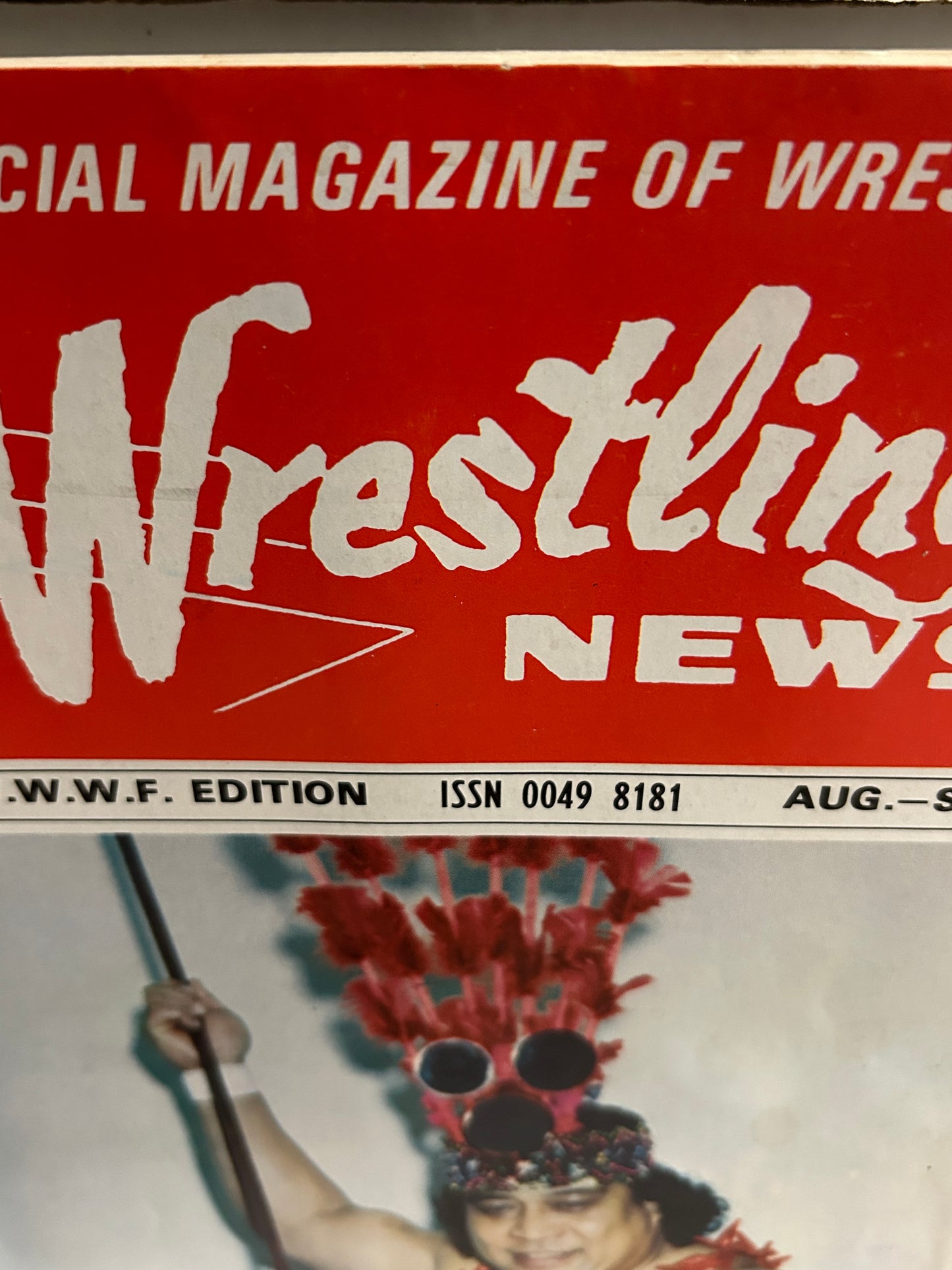 The Wrestling News Magazine #43 Aug/Sept 1977 (Chief Peter Maivia)