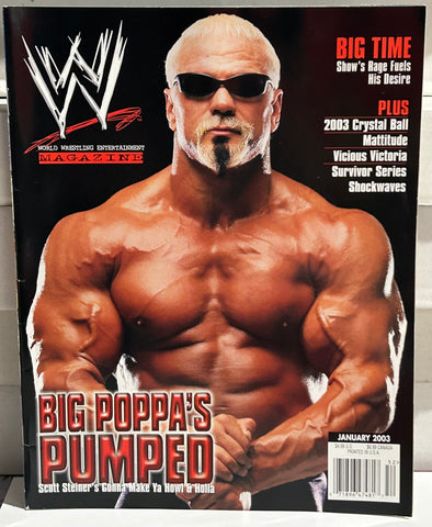 WWE Official Magazine January 2003 SCOTT STEINER