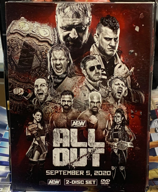 AEW DVD “ALL OUT 2020” (2-Disc Set) MJF, Moxley, Jericho)