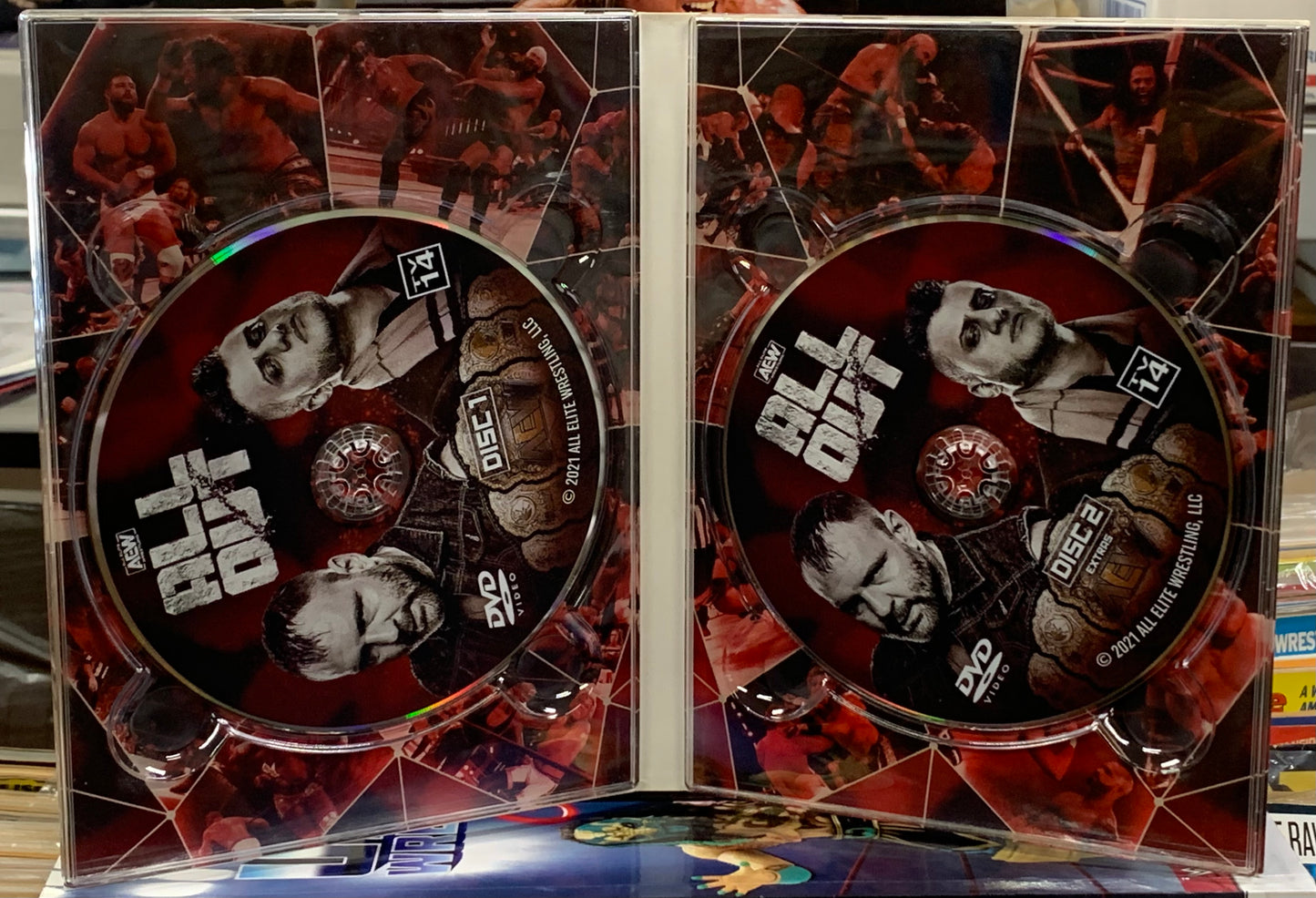 AEW DVD “ALL OUT 2020” (2-Disc Set) MJF, Moxley, Jericho)