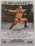 Joey Janela 2021 AEW UD Upper Deck Canvas Card