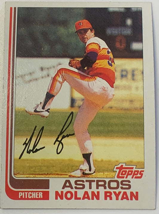 Nolan Ryan 1982 Topps Card HOUSTON ASTROS
