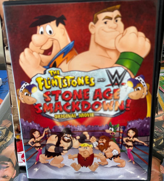 WWE & The Flintstones DVD “Stone Age Smackdown” JOHN CENA