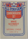 Mine Schmidt 1986 Topps All-Star Card PHILLIES