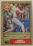 Dave Parker 1987 Topps Card REDS