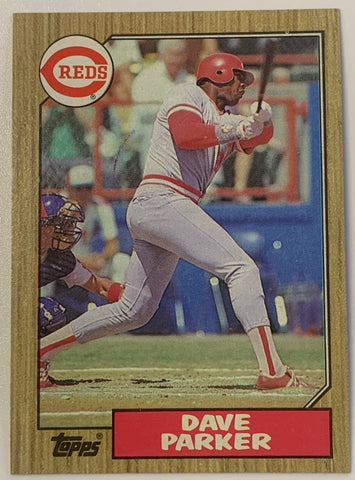 Dave Parker 1987 Topps Card REDS