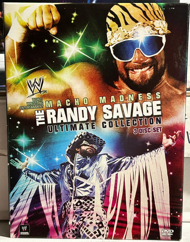 “Macho Madness” The Randy Savage Ultimate Collection (3-Disc Set) (Hogan, Flair, HBK & so much more)