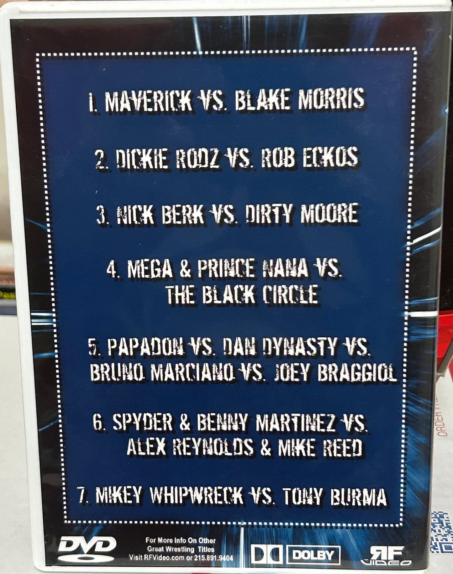 NYWC New York Wrestling Connection DVD “Aftermath 2008” 3/29/2008 (Mikey Whipwreck, Prince Nana, Alex Reynolds & so much more)