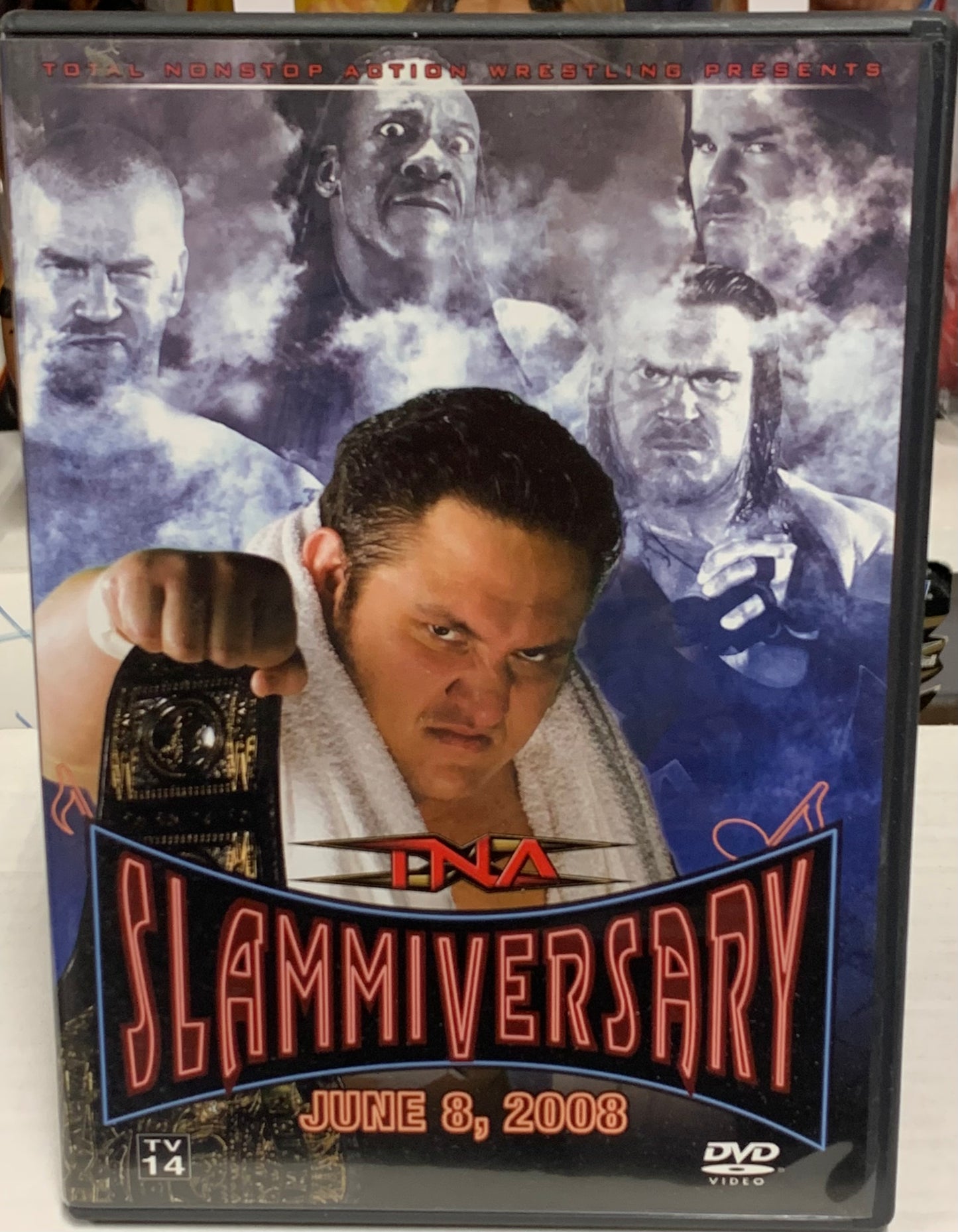TNA DVD “Slammiversary 2008” (Samoa Joe, Cage, AJ Styles & more)