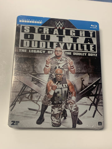 Straight Outta Dudleyville “Steel Book” DVD (2 Disc Set) SEALED Dudley Boyz