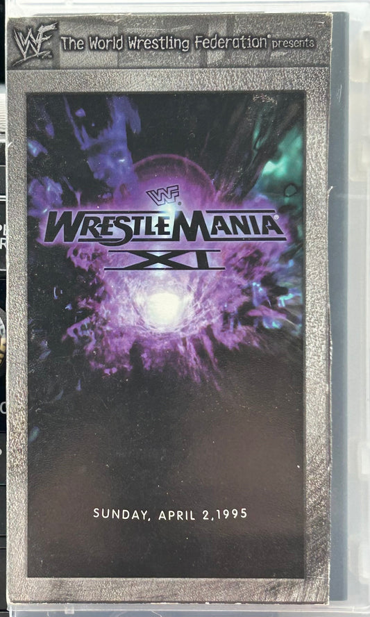 * WWF WWE Wrestlemania 11 Official VHS (WWE Home Video)