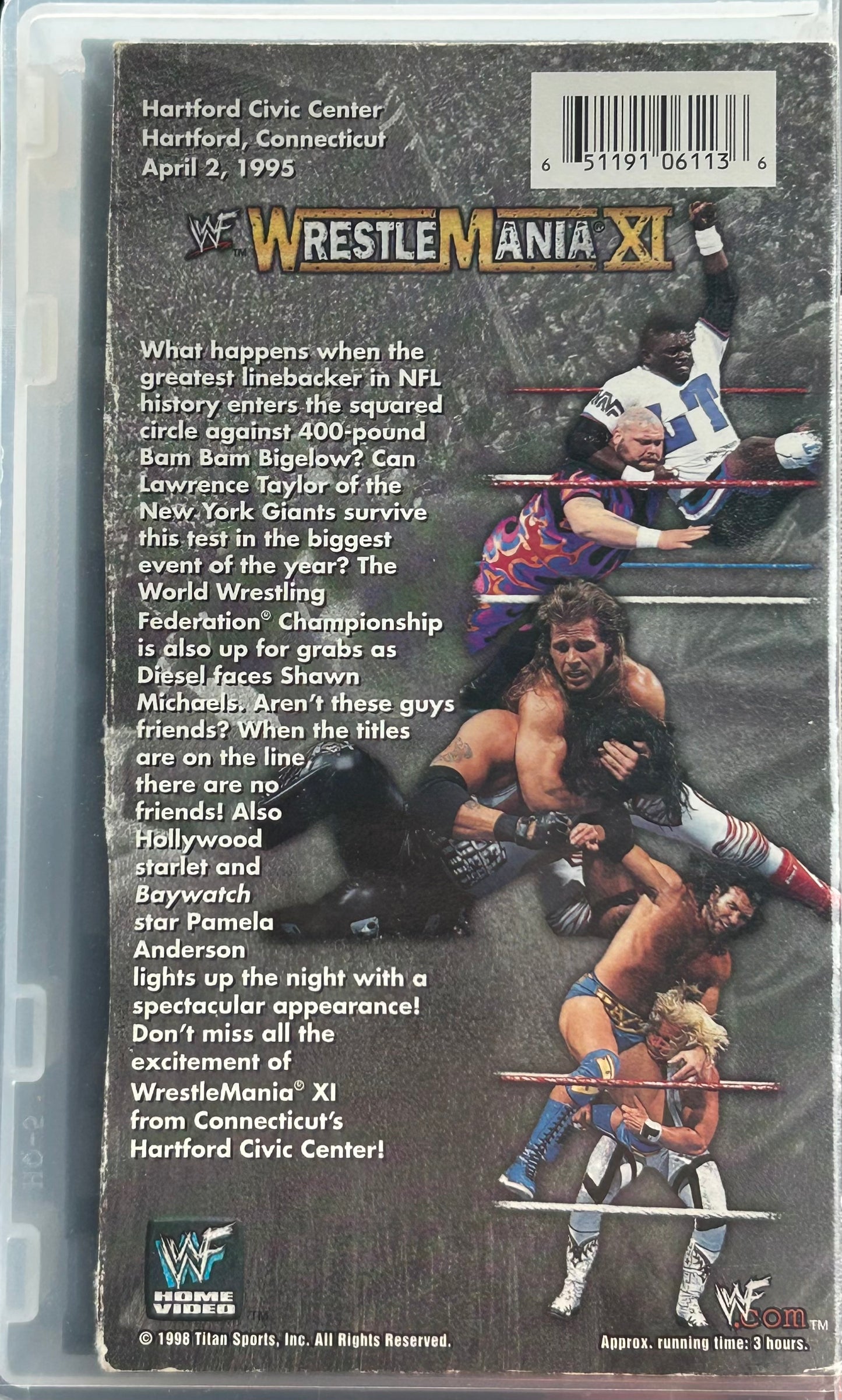 * WWF WWE Wrestlemania 11 Official VHS (WWE Home Video)