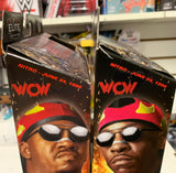 Booker T & Stevie Ray WWE Monday Night Wars Elite Action Figures (Harlem Heat)!!!