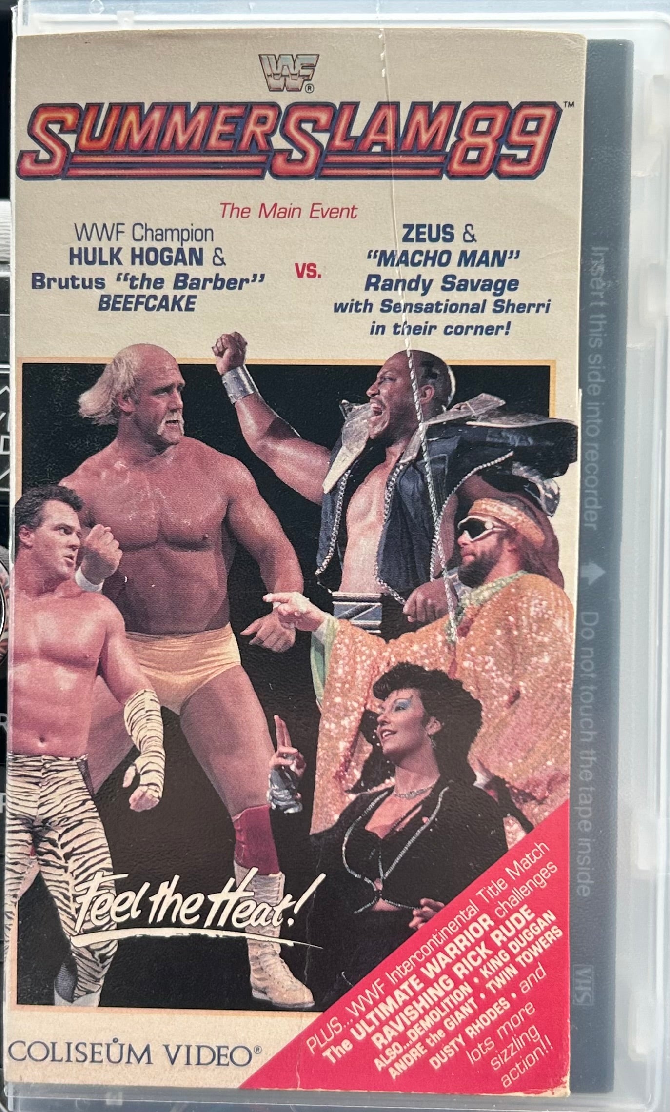 * WWF WWE Summer Slam 1989 Official VHS (Coliseum Home Video)
