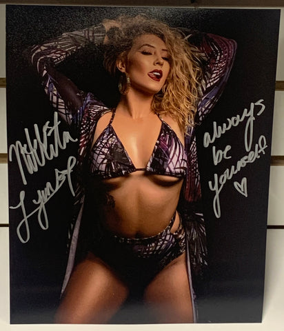 Nikkita Lyons WWE NXT Signed 8x10 Color Photo Inscribed “Always Be Yourself” (Comes w/COA)
