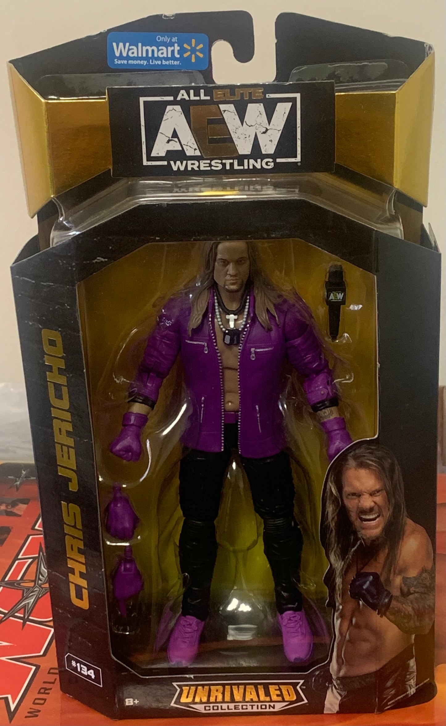 Chris Jericho AEW Unrivaled Collection Action Figure Y2J #134