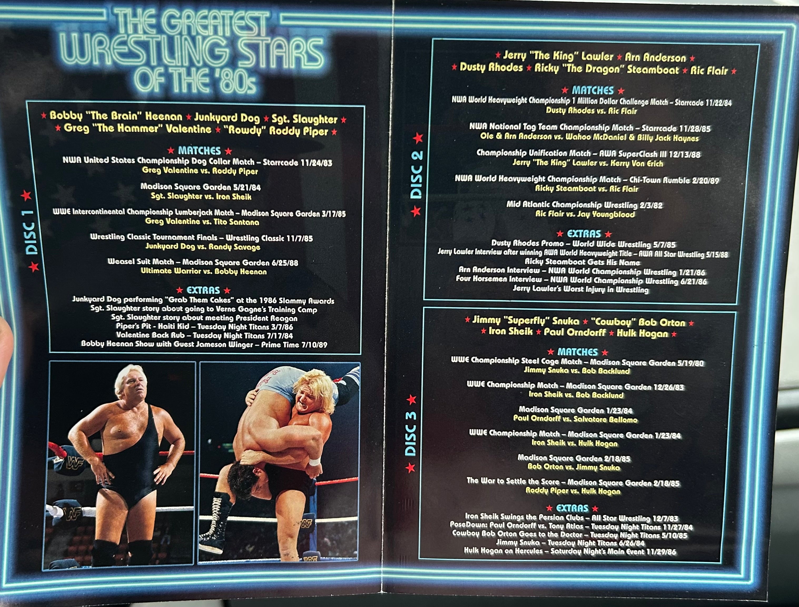 The Greatest Wrestling Stars of the 80's DVD (3-Disc Set) – The