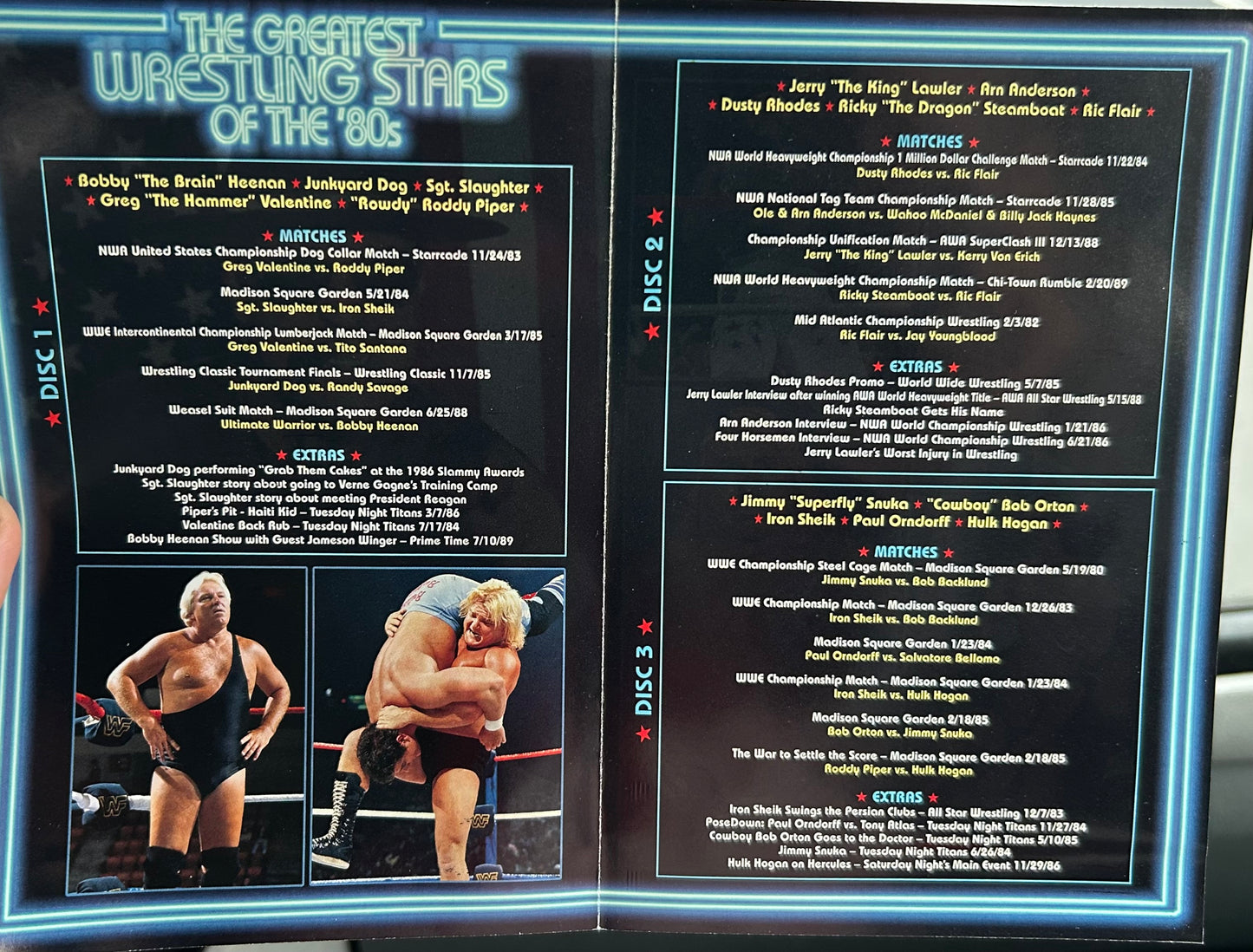 * The Greatest Wrestling Stars of the 80’s DVD (3-Disc Set)