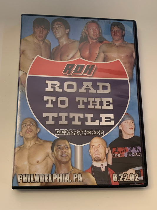 Sealed ROH Ring of Honor DVD “Road To The Title” 6/22/02 Lowki Styles Lynn