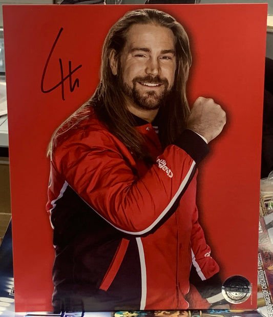 Chris Hero Signed 8x10 Color Photo (Pro Wrestling Tee’s Authenticated)