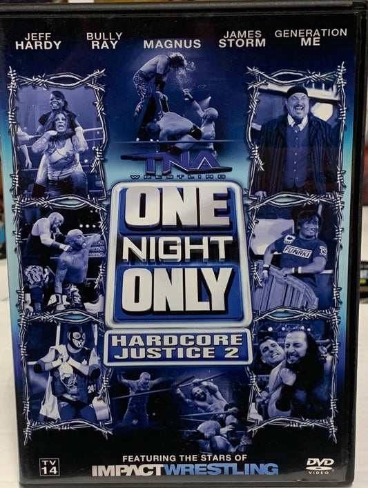 TNA DVD “One Night Only Hardcore Justice 2” (Jeff Hardy, LAX, Young Bucks, Team 3D)